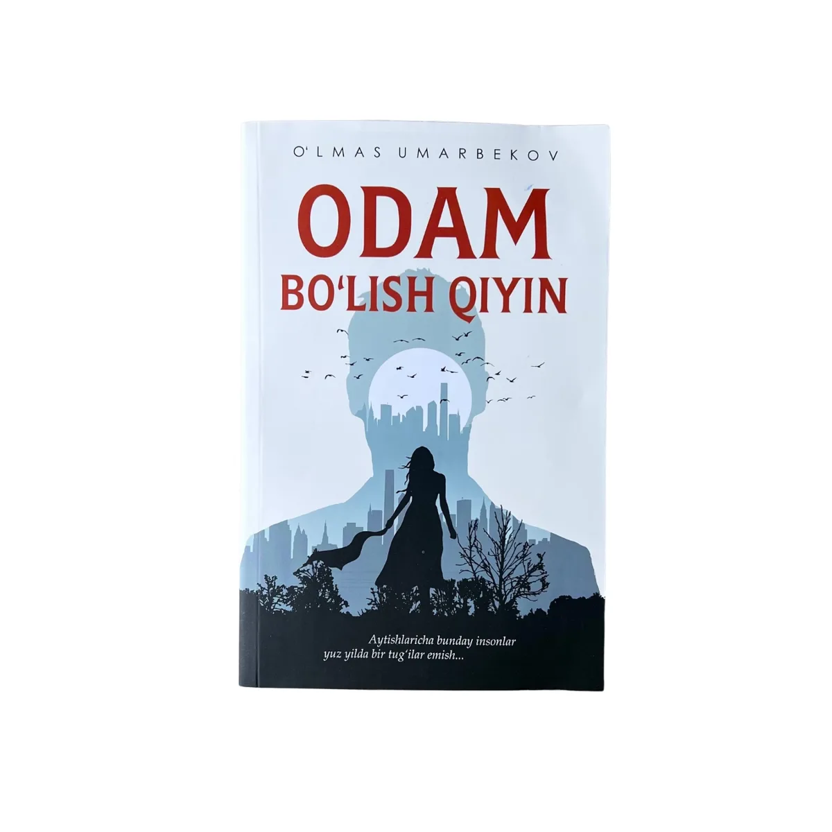 Odam bo'lish qiyin — O'lmas Umarbekov kitobi muqovasi